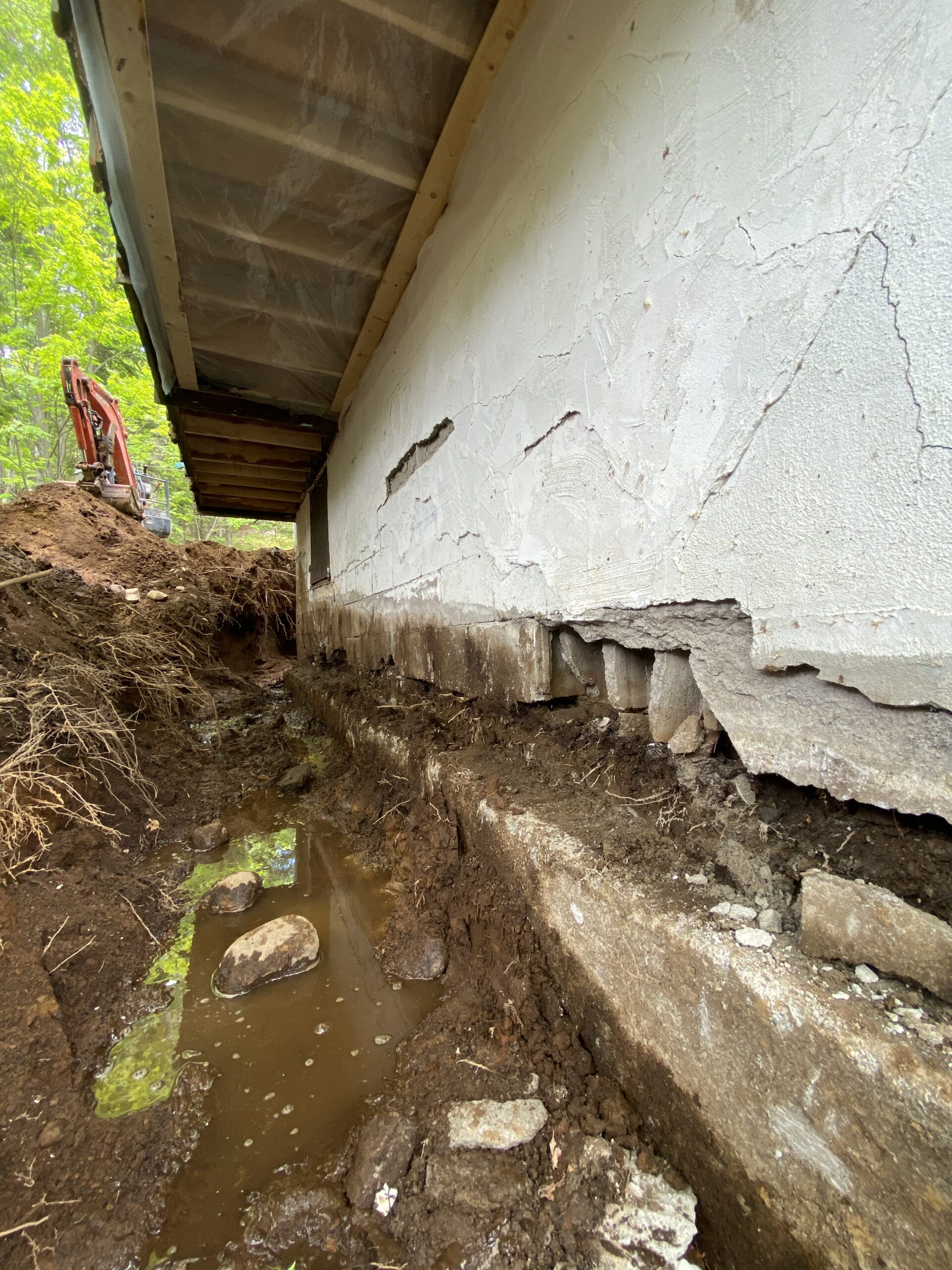 Réalisation réparation de fondation