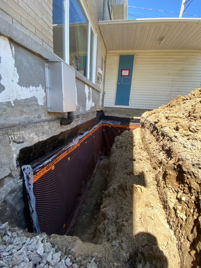 Réalisation imperméabilisation