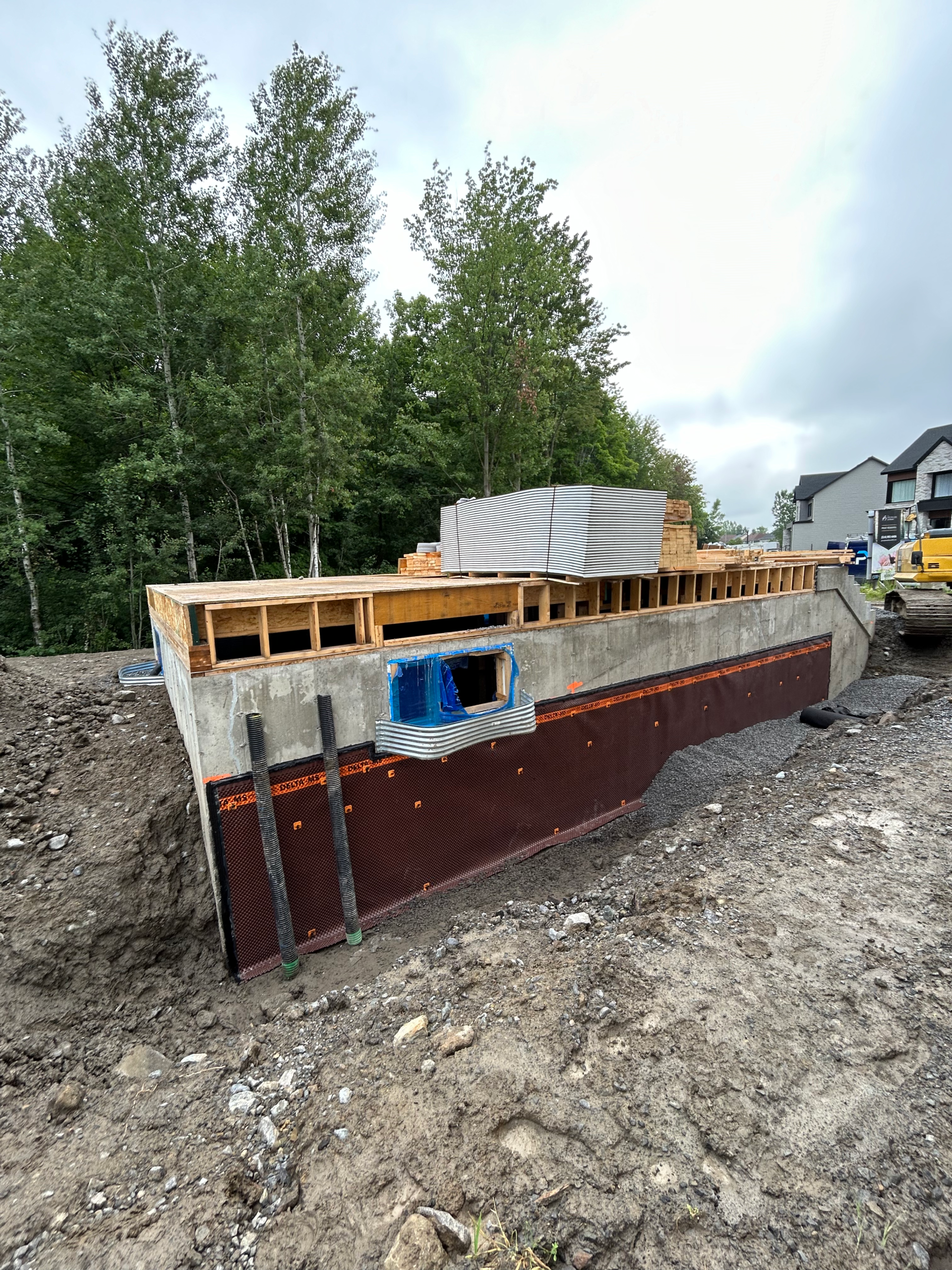 Réalisation drain français