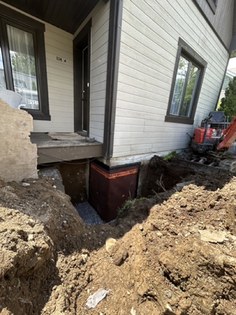 Réalisation réparation de fissure