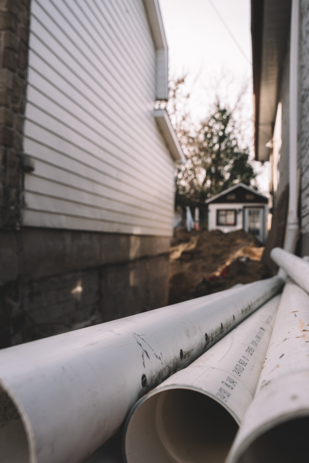 Réalisation drain français