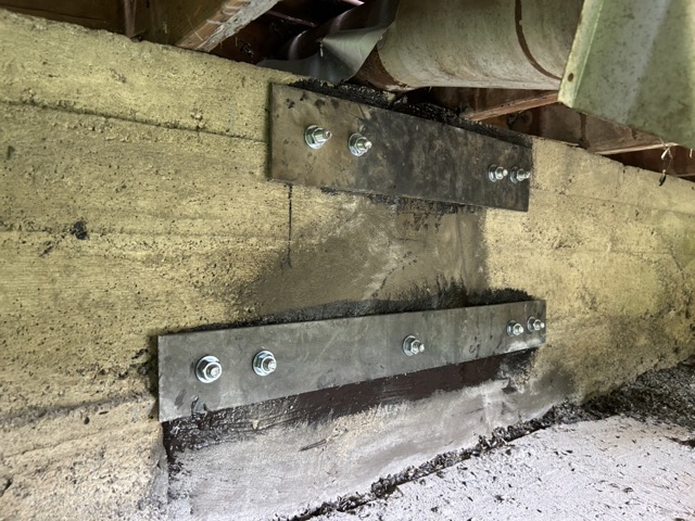 Réalisation réparation de fissure